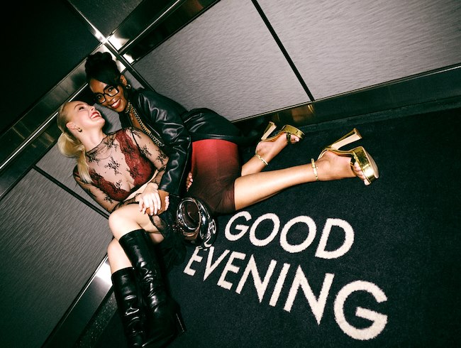 Women in the Lift Landing